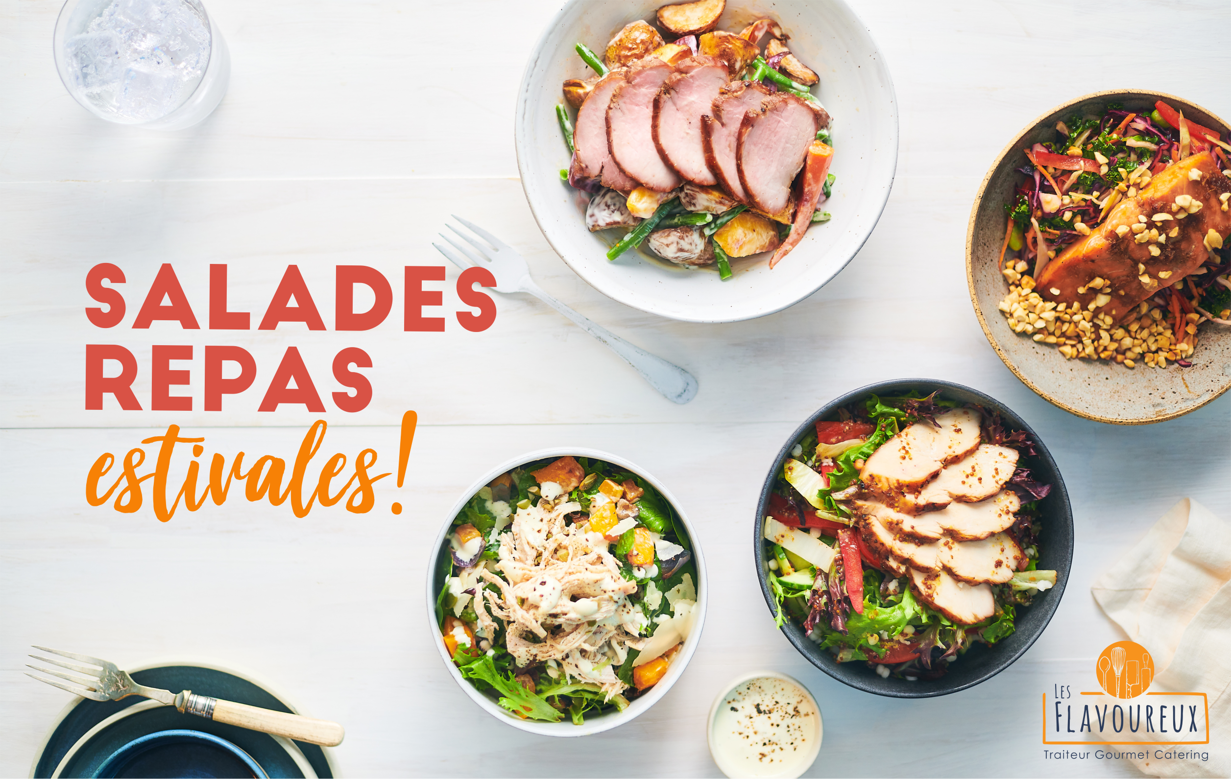 Salade-repas fraîches et santé